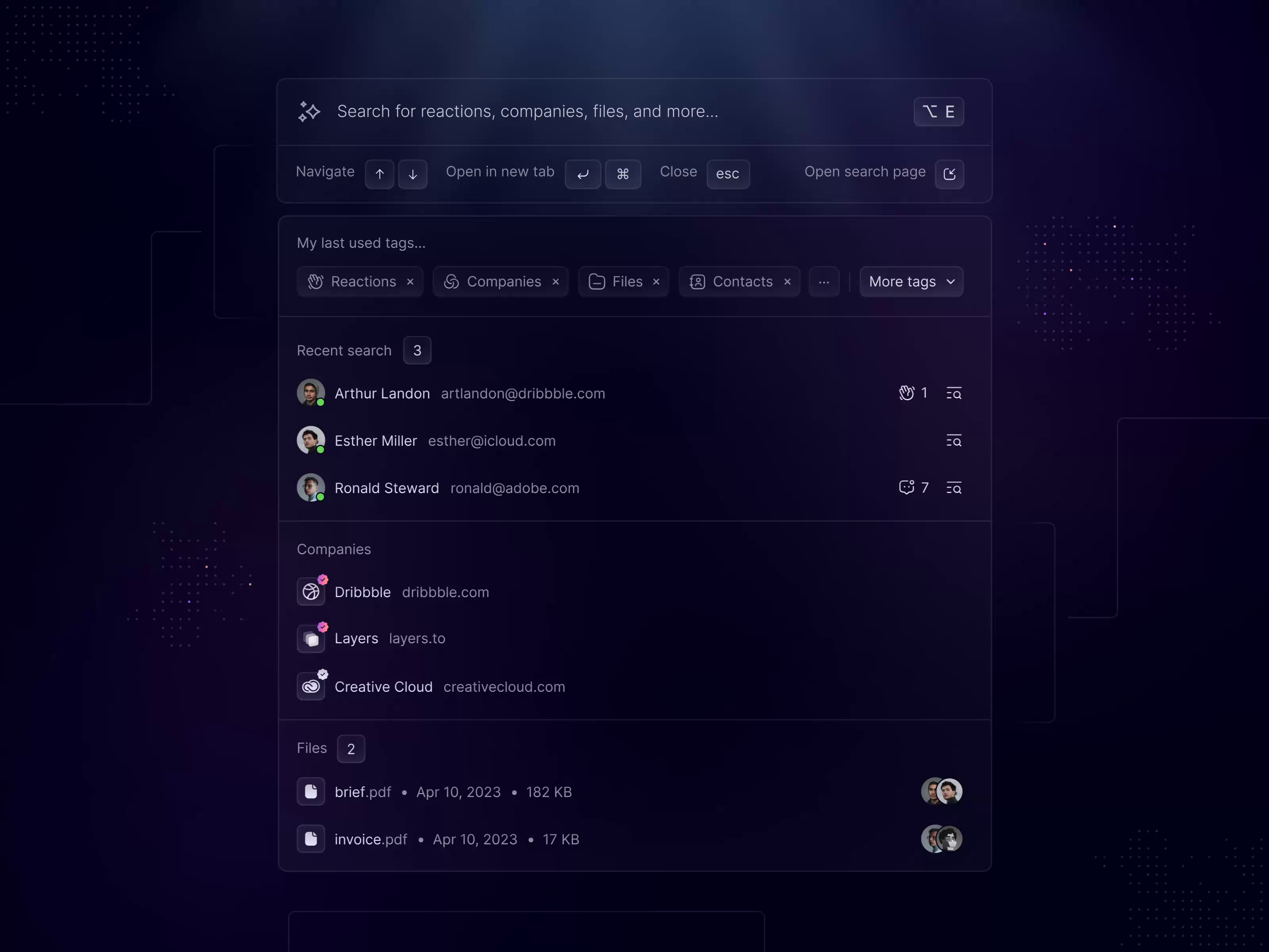 Example of Search Bar Component - Animation ✨