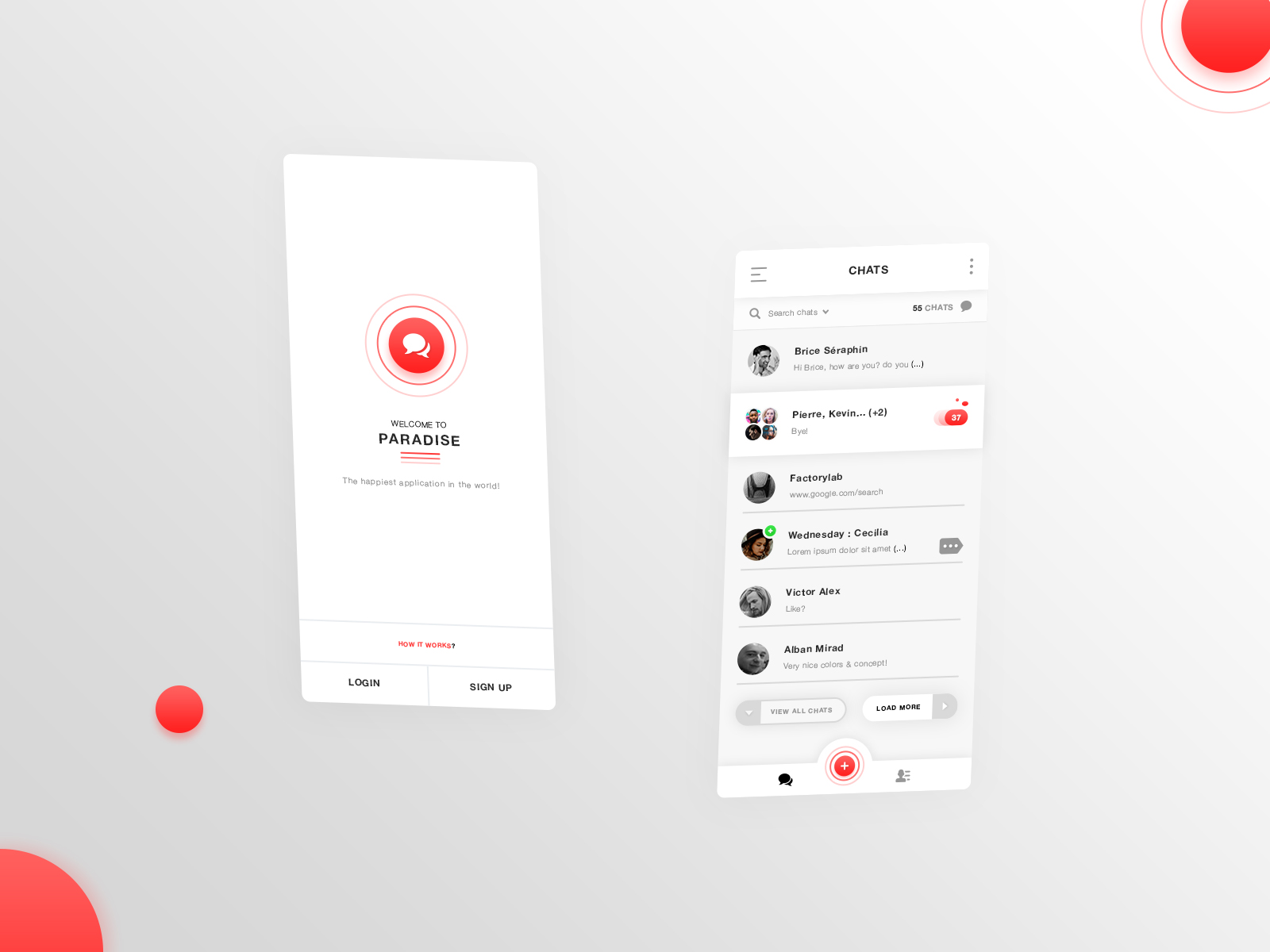 Chat by Seraphin Brice 🔥 on Dribbble