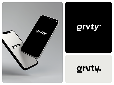 Grvty logotype - Direction 1 brand brand identity branding brandmark custom design designer graphic design lettering logo logotype minimal strategy type typography workmark