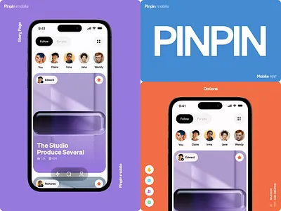 Creative Platform Mobile App animation app app design creative design interface ios iphone minimal mobile mobile app motion motion graphics orix product design sajon ui ux web 3 web 3.0