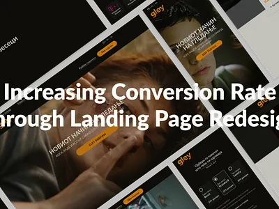 Gley Landing Page Redesign casestudy coversionrate landingpage ui ux ux design