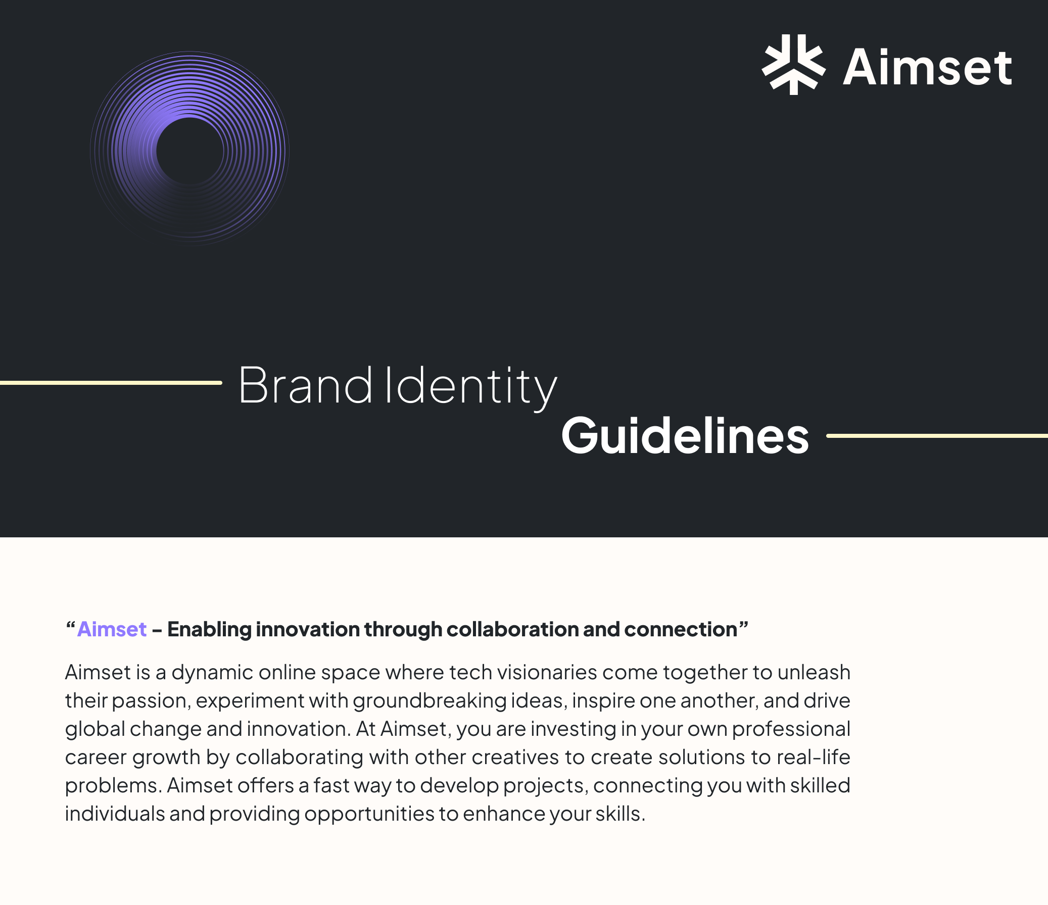 Aimset Branding Identity brand design brand identity branding figma logo typography