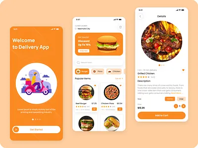 Food Delivery App app dashboard design figma food food app food app ui food delivery food delivery app food delivery ui ux ios app landing page mobile app mobile app design ui ui ux design uiux user interface ux website