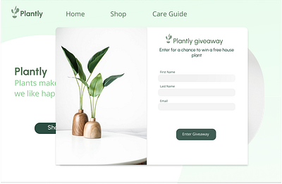 Daily UI Challenge 01: Giveaway signup dailyui ui webpage