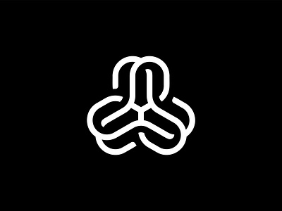 Abstract Patterned Tringular Logo abstract app branding design graphic design lettermark logo mark minimalist modern pattern tringular vector
