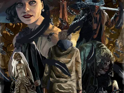 RE VILLAGE - FANART art capcom concept art digital art drawing fanart games resident evil village