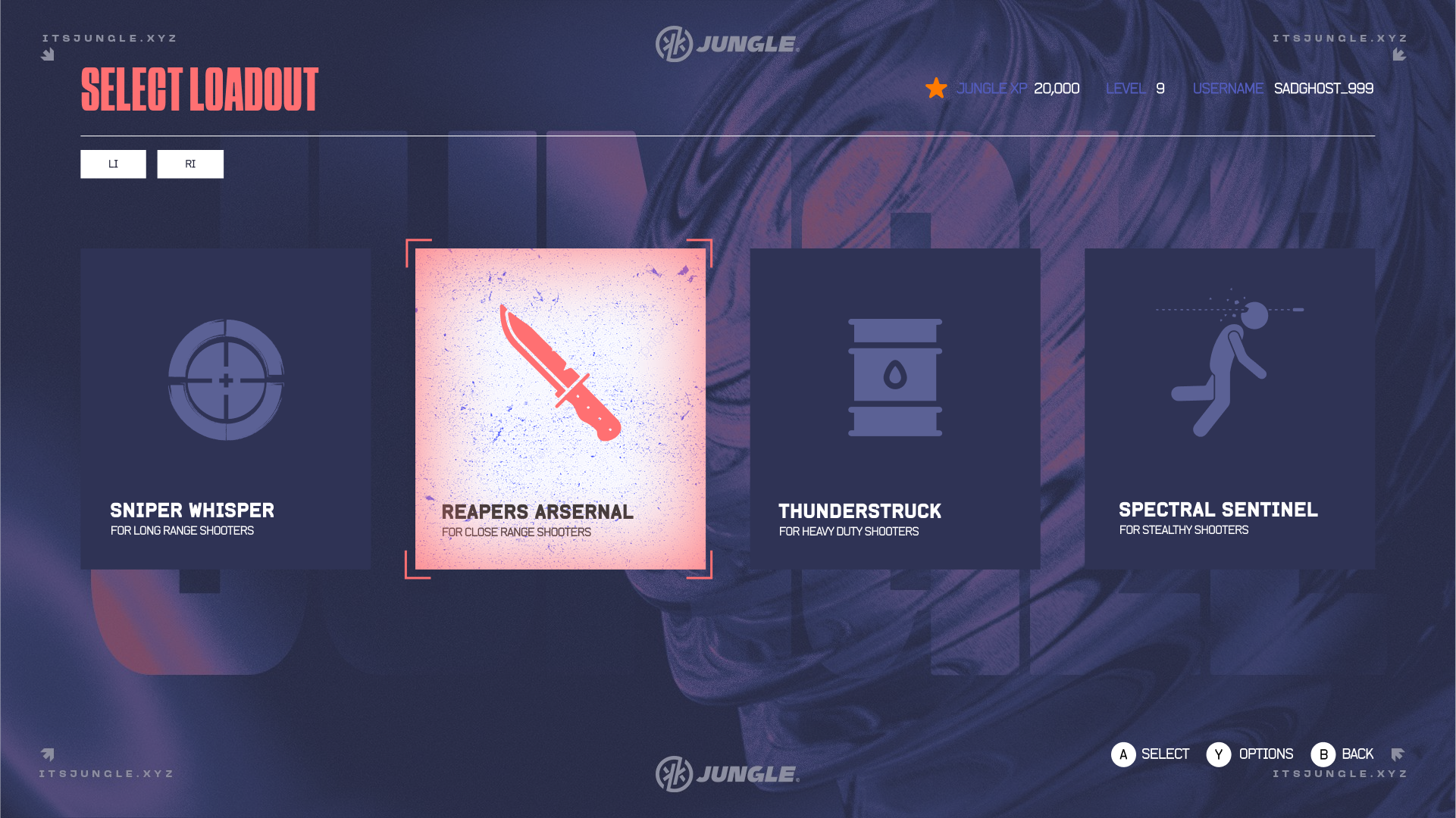 JUNGLE GAMES LOADOUT DESIGN by Josef Kohol on Dribbble