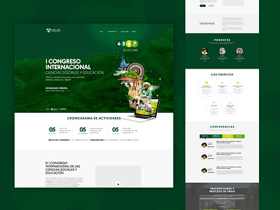 Evento Congreso adobe xd design diseño web graphic design ui ux