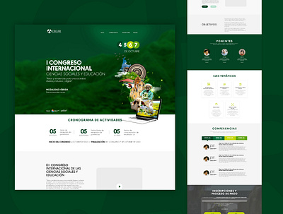 Evento Congreso adobe xd design diseño web graphic design ui ux