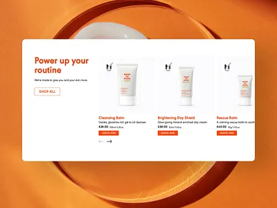 Made of More - Product Cards bold homepage section minimal product cards ui web design