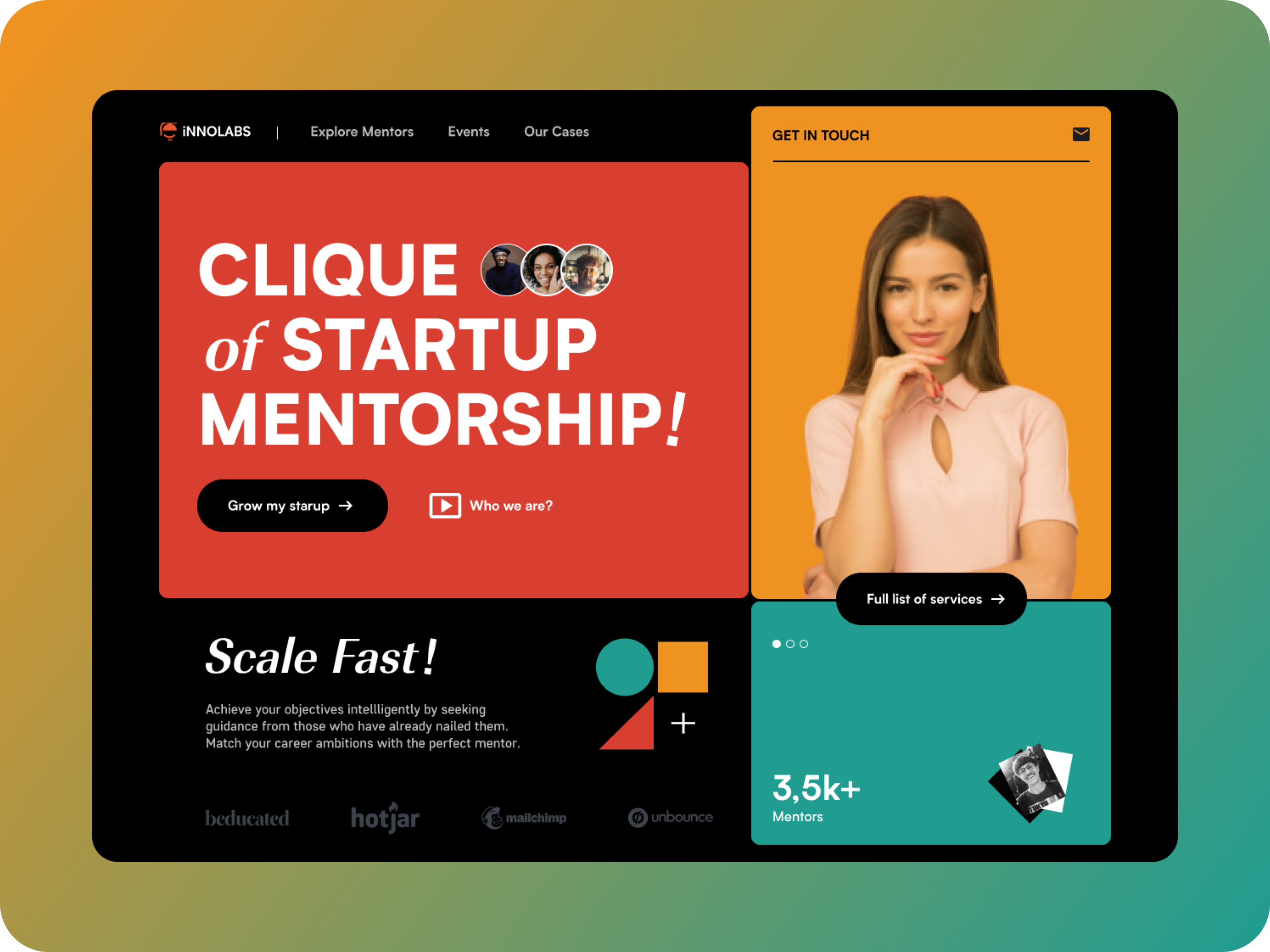 Website Hero Section 404page dailyui design designchallenge signuppage hero herosection