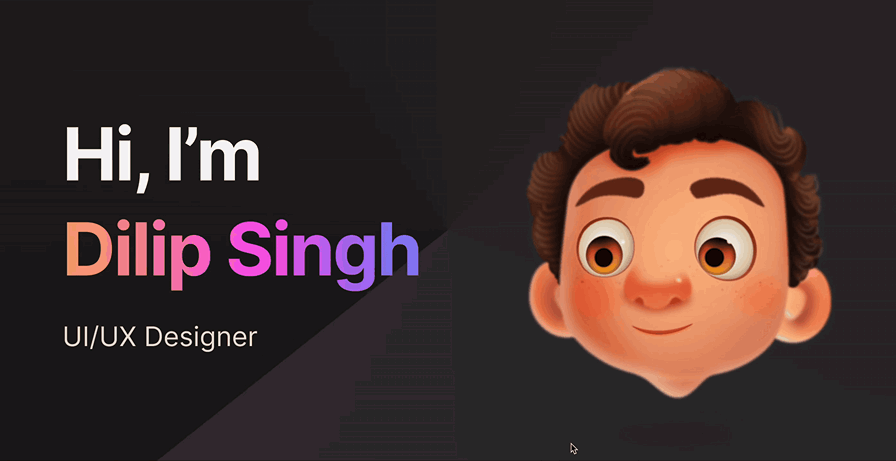 π Cool Introduction π¨ by Dilip Singh on Dribbble