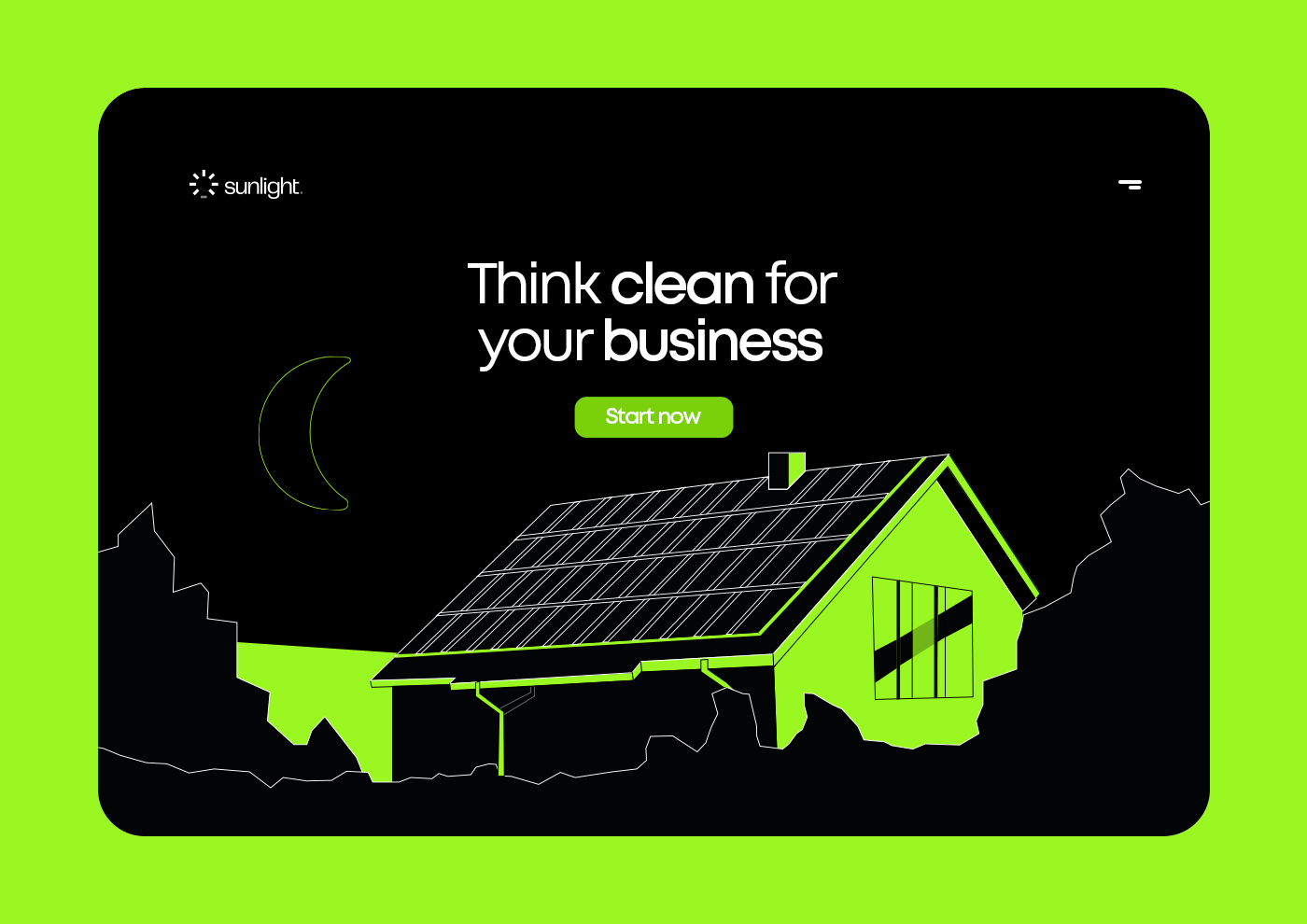 Sunlight Site animation branding design draw energy illustration logo motion graphics site solar energy ui uidesign ux uxui