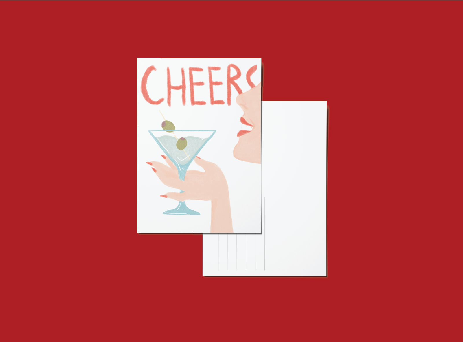 Illustrated postcards by Lara Belchenko on Dribbble