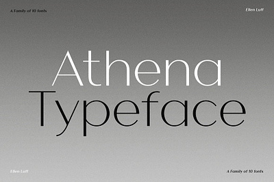 Athena - An Elegant Sans Serif beautiful bold elegant fashion headline logos lowercase magazine minimal modern sans serif stylish