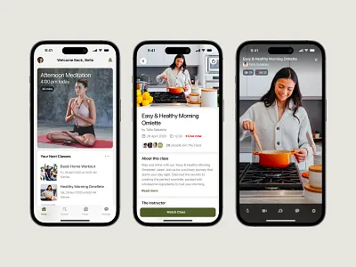 Live Fitness iOS App Design apple apps classes indonesian ios iosapp mobile app mobile app design online course simple swift swiftui