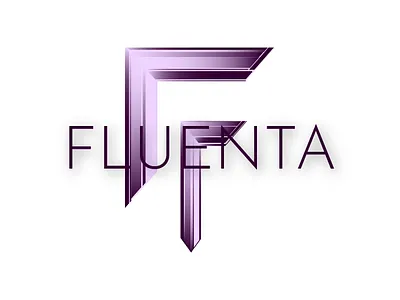 Fluenta - Logo for a design services company branding design figma graphic design illustration illustrator logo vector
