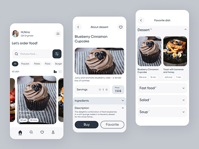 FoodFast - food service and delivery mobile app clean cook cook app cooking cooking app delivery app diet food food app food delivery app green ingredients mobile mobile app pastry restaurant restaurant app startup sweet sweets cupcake