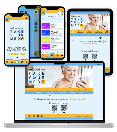 Medication Reminder Mobile App app design graphic design ui ui design ux design