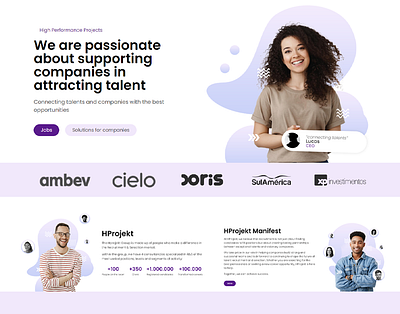 Recruitment Website | Hprojekt design elementor ui ui design uiux web design web design wordpress website website developer website elementor wordpress wordpress developer