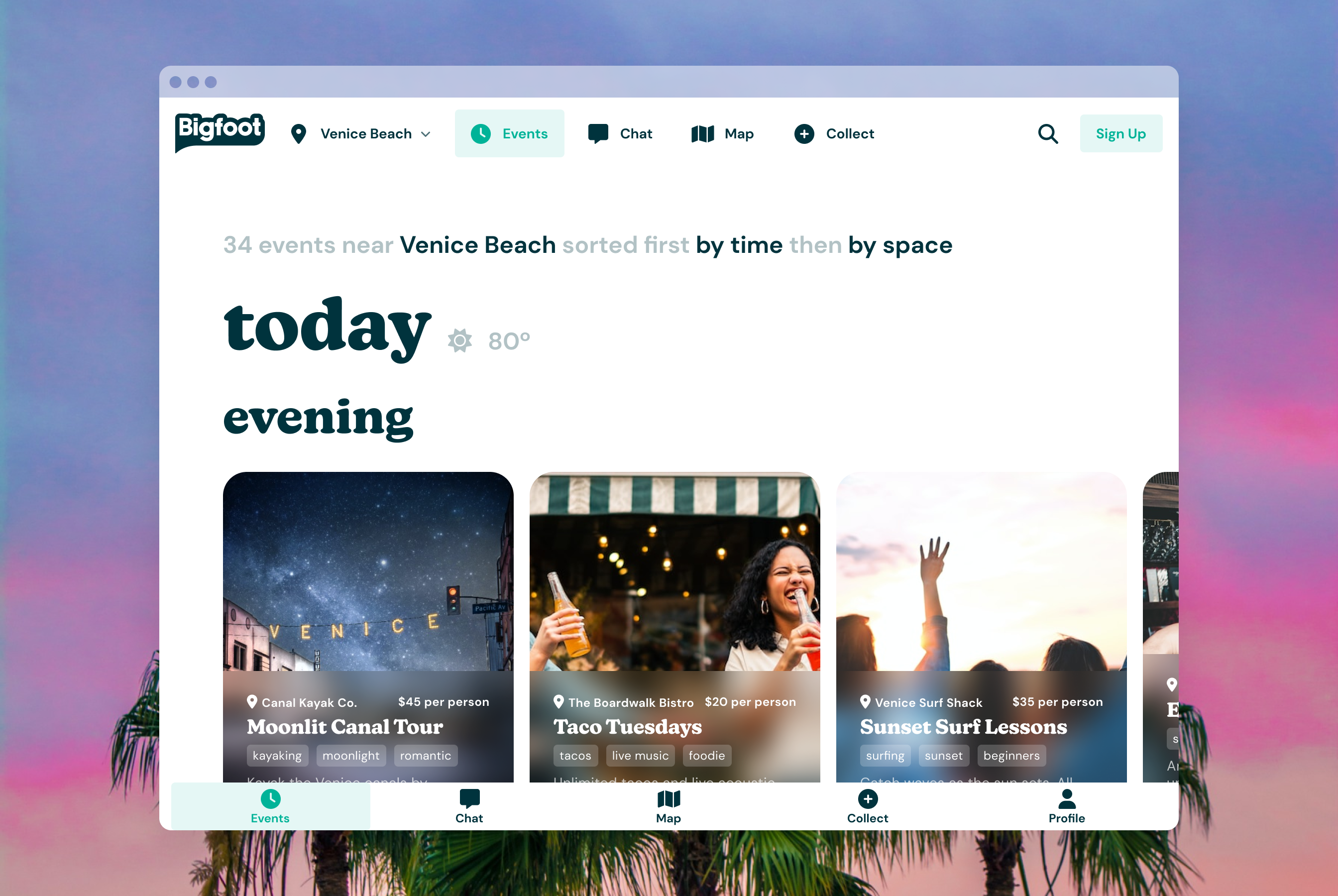 Bigfoot® app branding consumer digital mobile product design ui