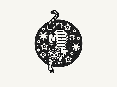 Tiger animal branding graphic design icon illustration logo tattoo tiger vancouver