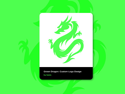 Green Dragon animal branding cartoon design dragon graphic design hipster illustration logo logo design retro ui vector