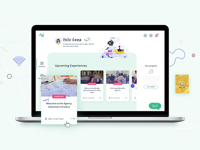 E-learning platform for children | 8billionideas design e learning education kids website learning platform school ui ui design uiux ux web app web design