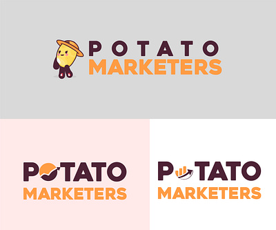 Potato Marketers Logo branding design graphic design logo marketing