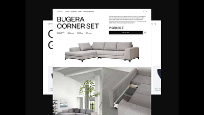 Lesnina Rebranding Concept: A Luxurious Transformation animation branding design ecommerce furniture graphic design grid layout minimal minimalistic motion motion graphics photo typography ui web website