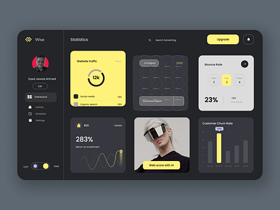 Wise Admin Dashboard: Analytics UX - UI Challenge 3d animation branding design graphic design illustration logo motion graphics typography ui ux vector