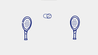 Padel App Promo aftereffects animation ball court motion graphics padel promo