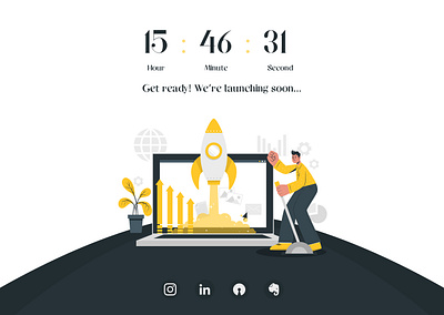 Countdown amirasadi app appdesign design ui uidesign webdesign website