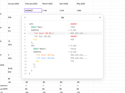 Formula editor card code dailyui editor equals formula spreadsheet ui ux