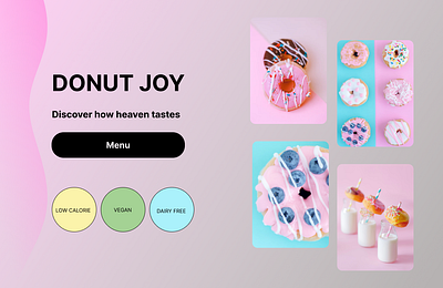 Donut ui ux design