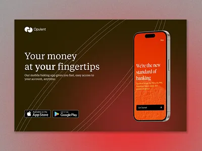Opulent Bank - Digital Banking App banking branding figma finance graphic design luxury money ui
