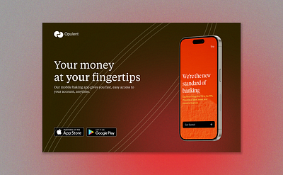 Opulent Bank - Digital Banking App banking branding figma finance graphic design luxury money ui