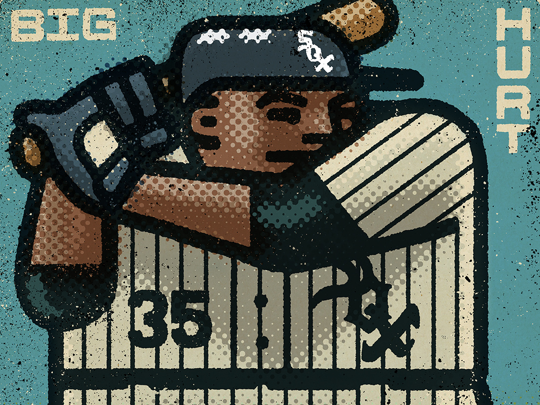 Frank Thomas Portrait by Mario Zucca on Dribbble