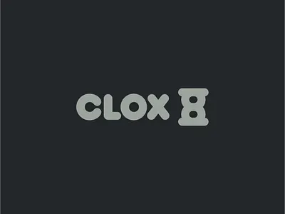 Clox brand identity graphic design logo visual identity