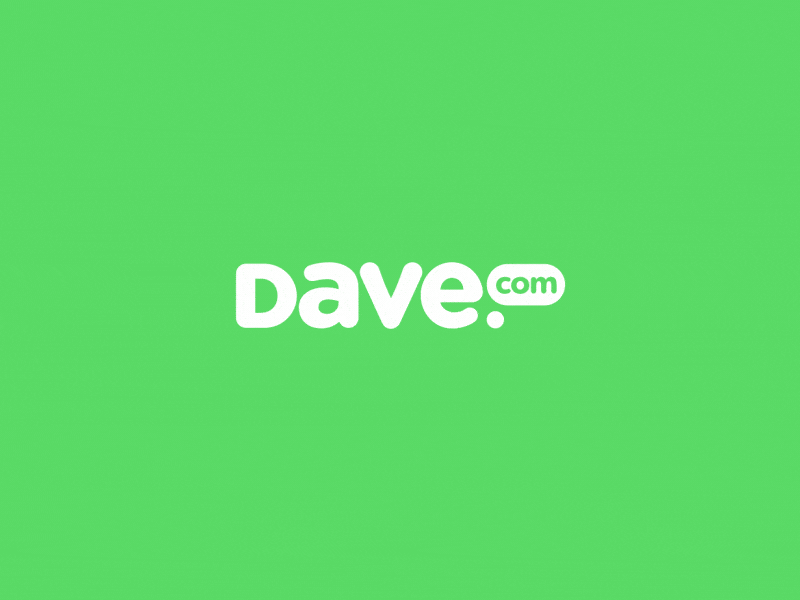 Logo Animation Dave.com Logo 3d animation branding graphic design logo motion graphics ui