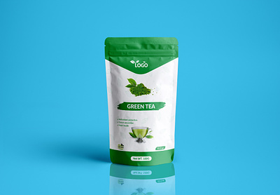 Pouch Packaging branding design graphic design green tea label design labels packagdesign package design packaging packaging design pouch pouch packaging product label product packaging supplement label tea packaging