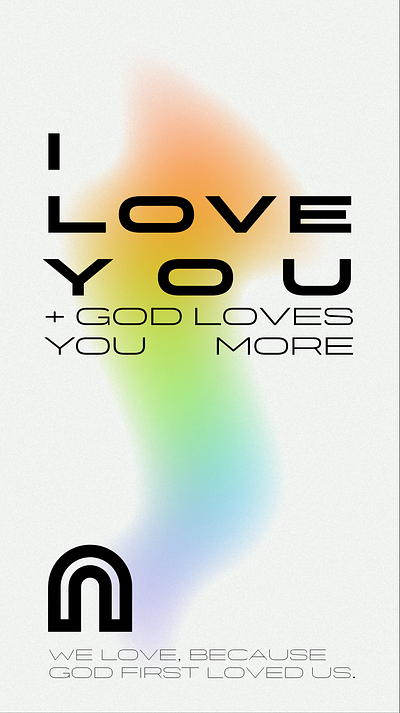 Rainbow Gospel—tract v.1 (back) ai church color gospel gradient ministry paper pride pridemonth psd rainbow salvation variable type widetext