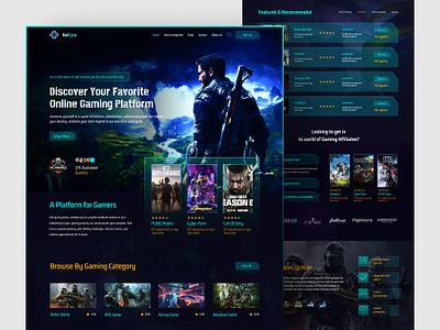 Gameplay Gaming Website Design - UpLabs