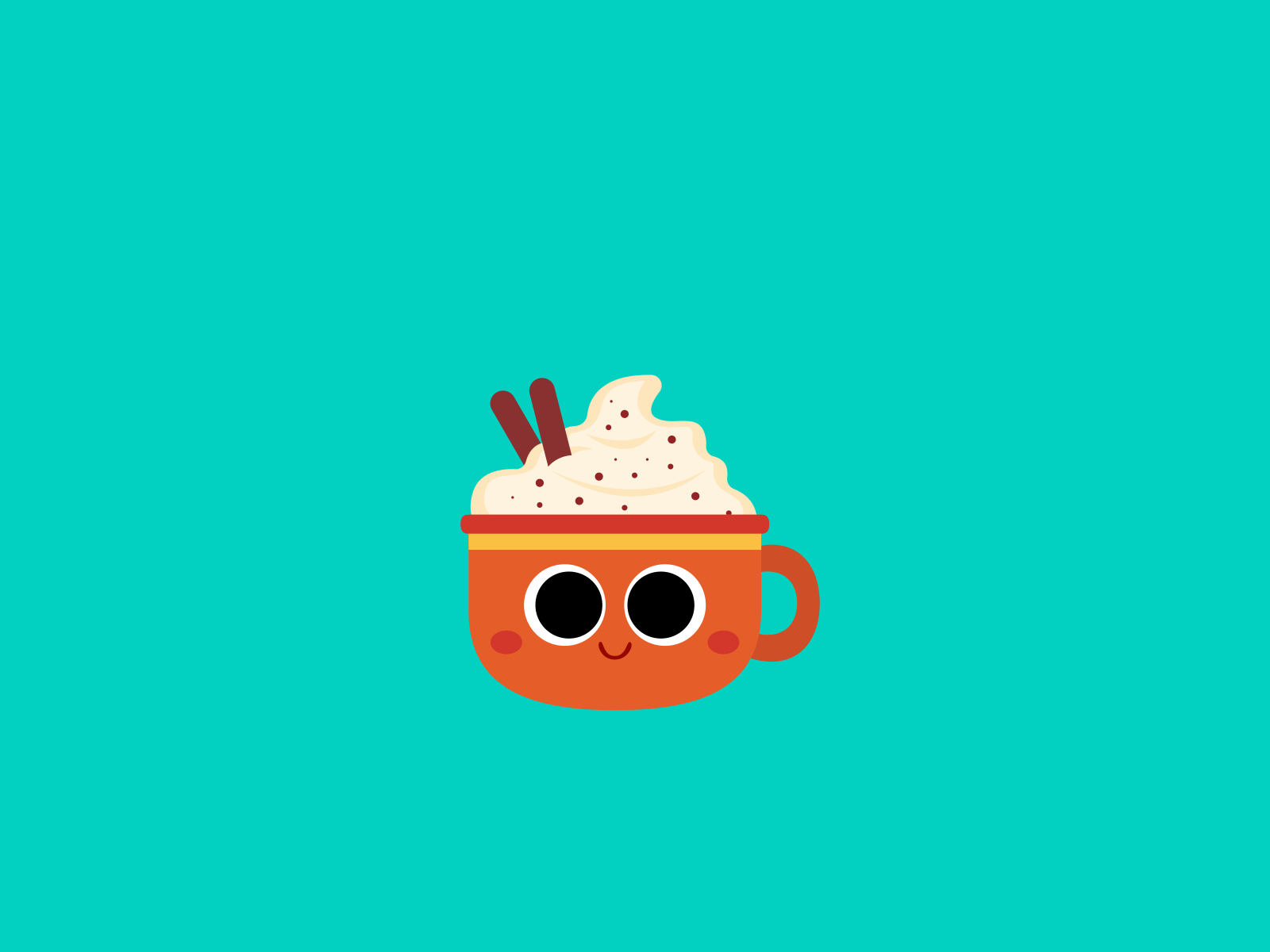Pumpkin Spice Latte | Lottie Animations for YouNow 2d animation app autum coffee cute flat icon json kawaii lottie motion graphics stickers ui motion ux motion vector