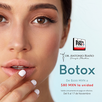 Promocional Botox branding graphic design logo