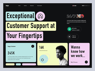 Customer Support Website clean customer customer service customer support design interface landing page minimal support ui uiux ux webdesign website