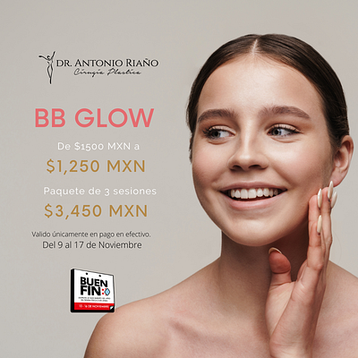 BB GLOW branding graphic design