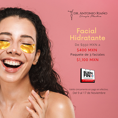 Facial Hidratante branding graphic design