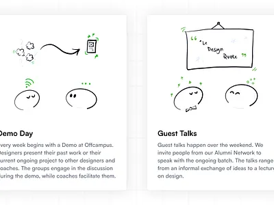 Design Events Doodles abstract branding characters cohort design design events doodle graphic design illustration learning mentorship minimal doodle offcampus procreate program ui