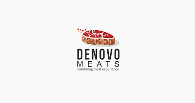 Logo Design Denovo Meats Logo 3d animation branding graphic design logo motion graphics ui ui design